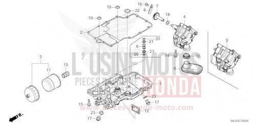 CARTER D'HUILE/POMPE A HUILE CMX1100AM de 2021